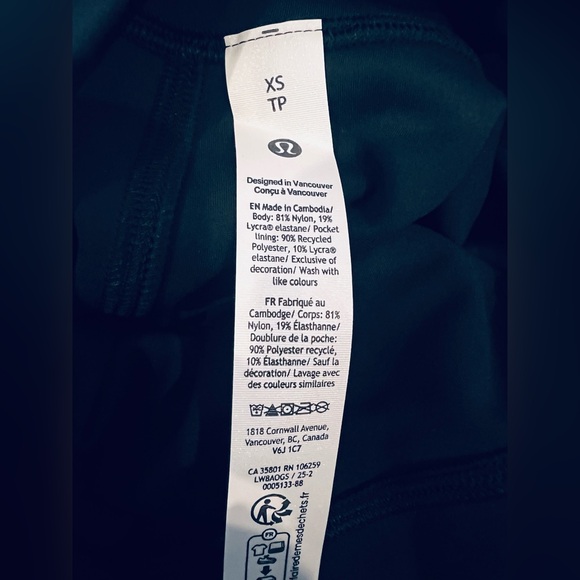 NET Lululemon Nulu Slim Fit HR Maxi Skirt Black XS High Rise NWT Elegant Black - Picture 7 of 9